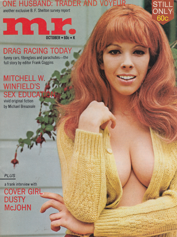 Mr. October 1968 magazine back issue Mr. magizine back copy oe husband trader and voyeur drag racing today mitchell w fields sex education dusty mcjohn mr back 