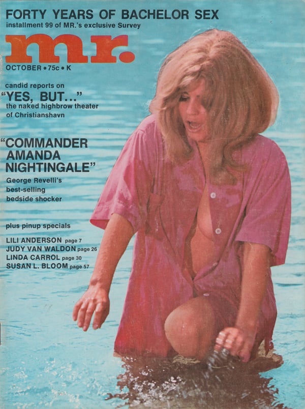 Mr. October 1969 magazine back issue Mr. magizine back copy forty years of bachelor sex yes but highbrow theatre of christianshavn commander amanda nightingale 