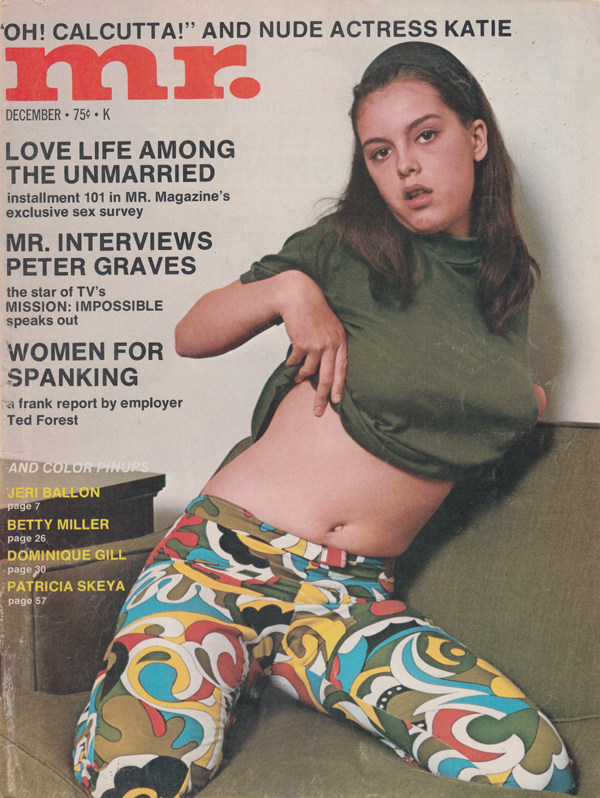 Mr. December 1969 magazine back issue Mr. magizine back copy love life among the unmarried calcutaa nude actress katie peter graves mission impossible women fori