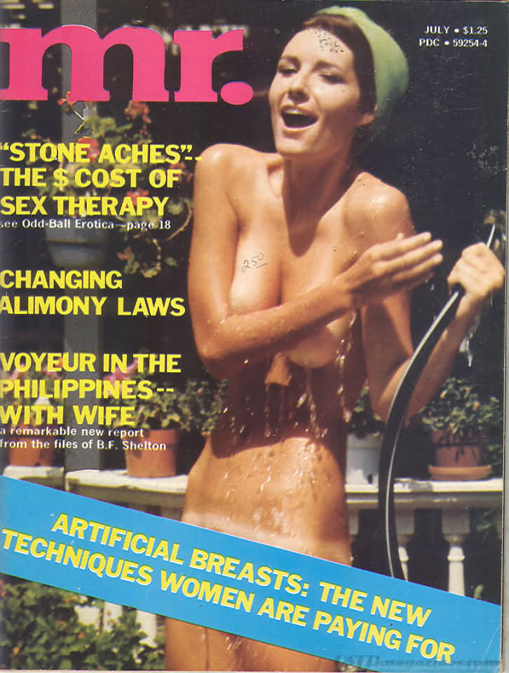 Mr. July 1974 magazine back issue Mr. magizine back copy 