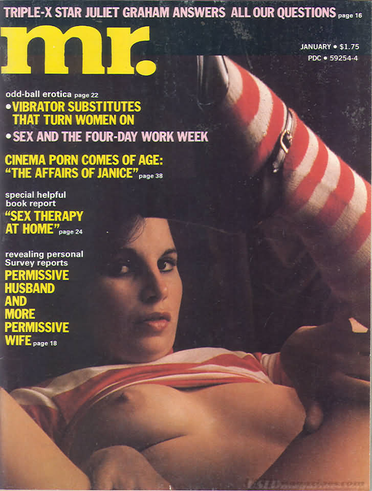 Mr. January 1977 magazine back issue Mr. magizine back copy 