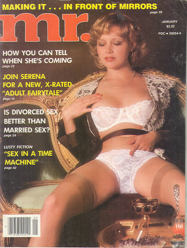 Mr. January 1980 magazine back issue Mr. magizine back copy 