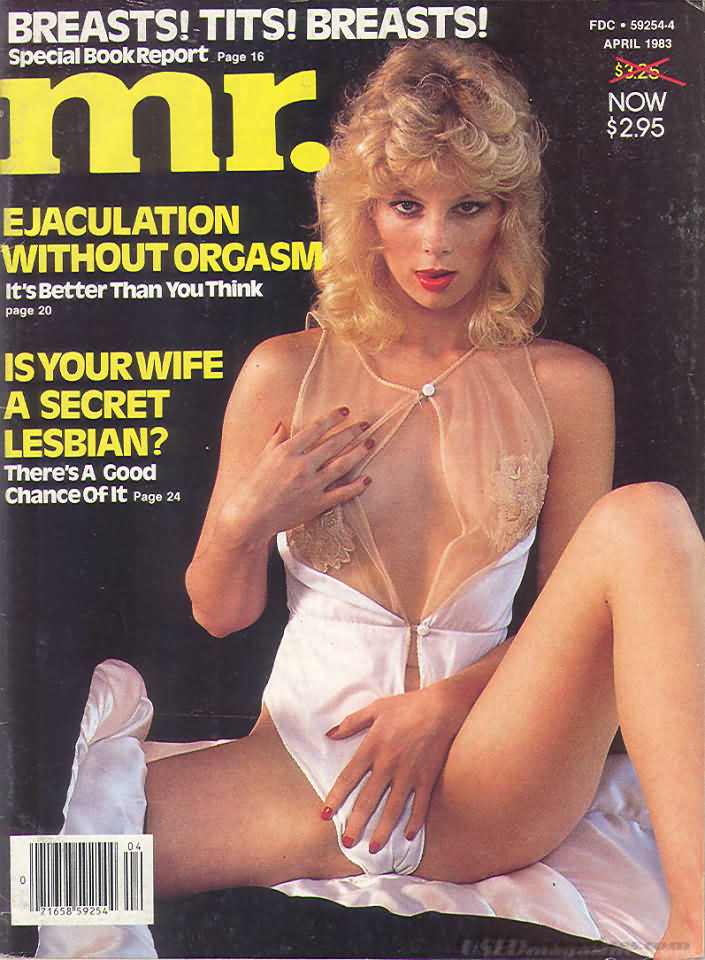 Mr. April 1983 magazine back issue Mr. magizine back copy 