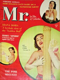 Mr. August 1959 magazine back issue cover image