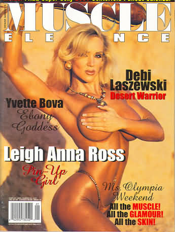 Muscle Elegance # 12 magazine back issue Muscle Elegance magizine back copy 
