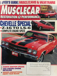 Muscle Car Classics June 1993 magazine back issue