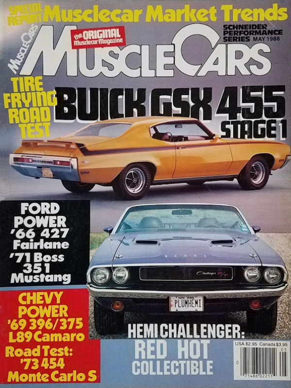 Muscle Cars Vol. 6 # 2 magazine back issue Muscle Cars magizine back copy 