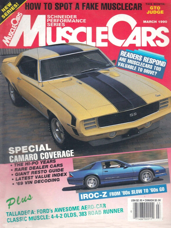 Muscle Cars Vol. 8 # 2 magazine back issue Muscle Cars magizine back copy 