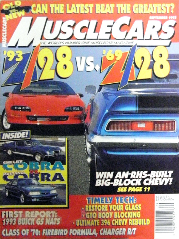 Muscle Cars Vol. 11 # 5 magazine back issue Muscle Cars magizine back copy 