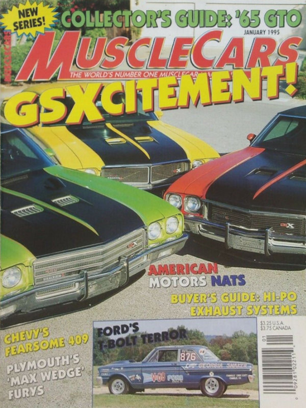 Muscle Cars Vol. 13 # 1 magazine back issue Muscle Cars magizine back copy 