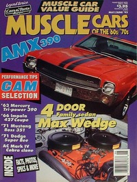 Muscle Cars of the 1960s May/June 1992 magazine back issue