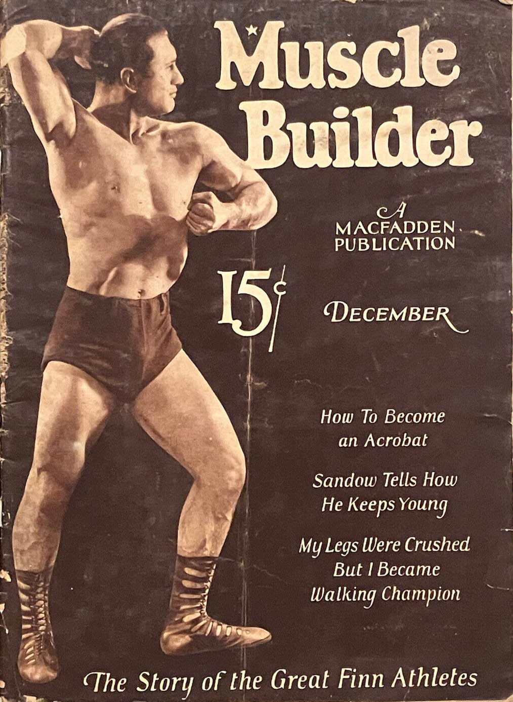 Muscle & Fitness December 1924, Muscle Builder