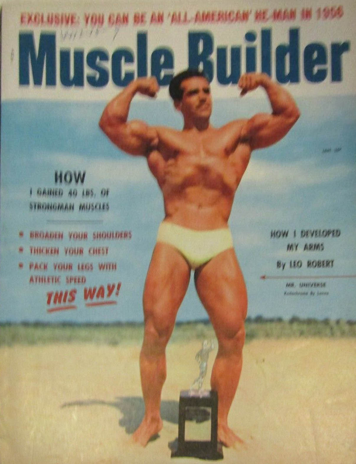 Muscle & Fitness January 1956, Muscle Builder