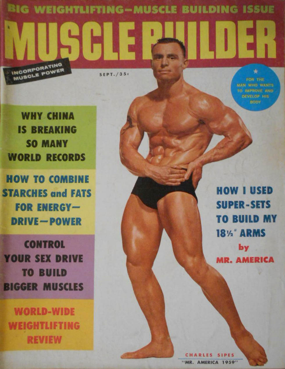 Muscle & Fitness September 1959, Muscle Builder