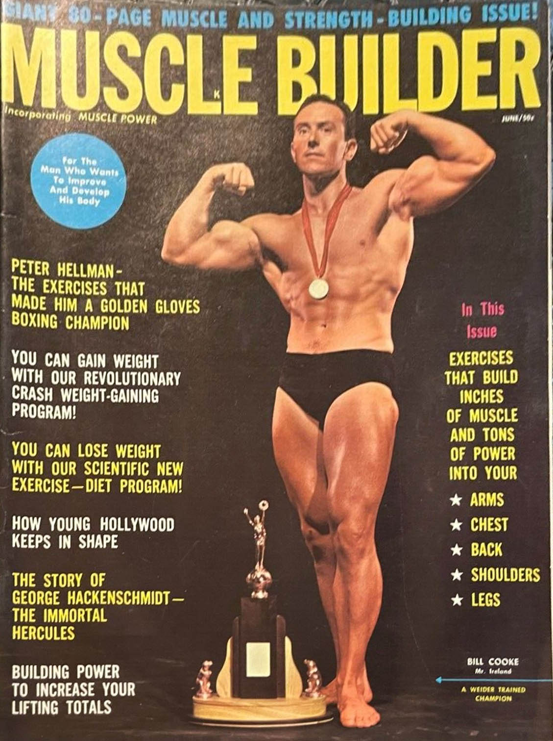 Muscle & Fitness June 1962, Muscle Builder