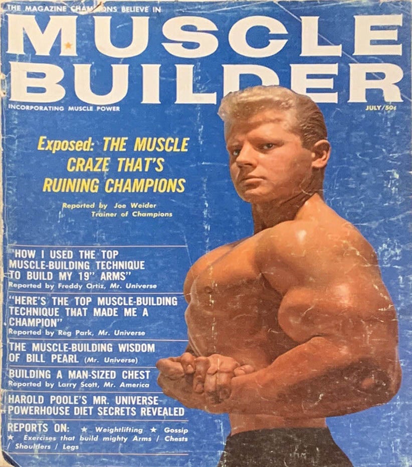 Muscle & Fitness July 1964, Muscle Builder