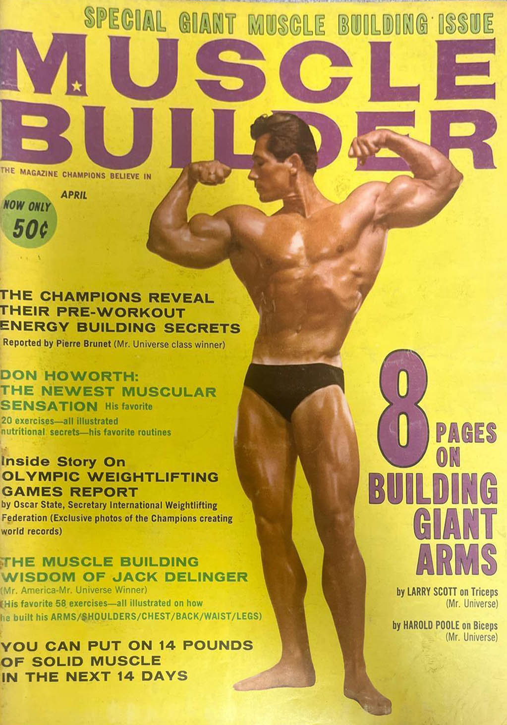 Muscle & Fitness April 1965, Muscle Builder