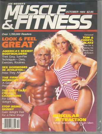 Muscle & Fitness October 1984 magazine back issue Muscle & Fitness magizine back copy Muscle & Fitness October 1984 bodybuilding magazine back issue founded by Canadian entrepreneur Joe Weider in 1935. Look & Feel Great.