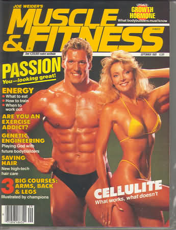 Muscle & Fitness September 1988 magazine back issue Muscle & Fitness magizine back copy Muscle & Fitness September 1988 bodybuilding magazine back issue founded by Canadian entrepreneur Joe Weider in 1935. Passion You-- Looking Great!.