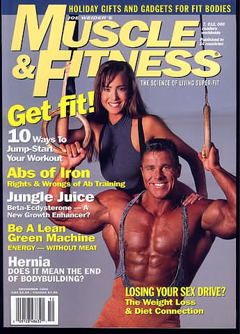 Muscle & Fitness December 1994 magazine back issue Muscle & Fitness magizine back copy Muscle & Fitness December 1994 bodybuilding magazine back issue founded by Canadian entrepreneur Joe Weider in 1935. Get Fit! 10 Ways To Jump-Start Your Workout.