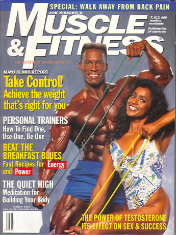 Muscle & Fitness March 1995 magazine back issue Muscle & Fitness magizine back copy Muscle & Fitness March 1995 bodybuilding magazine back issue founded by Canadian entrepreneur Joe Weider in 1935. Mayo Clinic Report Take Control! Achieve The Weight That's Right For You.