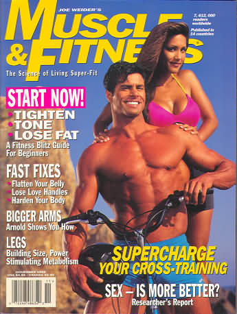 Muscle & Fitness November 1995 magazine back issue Muscle & Fitness magizine back copy Muscle & Fitness November 1995 bodybuilding magazine back issue founded by Canadian entrepreneur Joe Weider in 1935. Start Now! Tighten Tone Lose Fat.