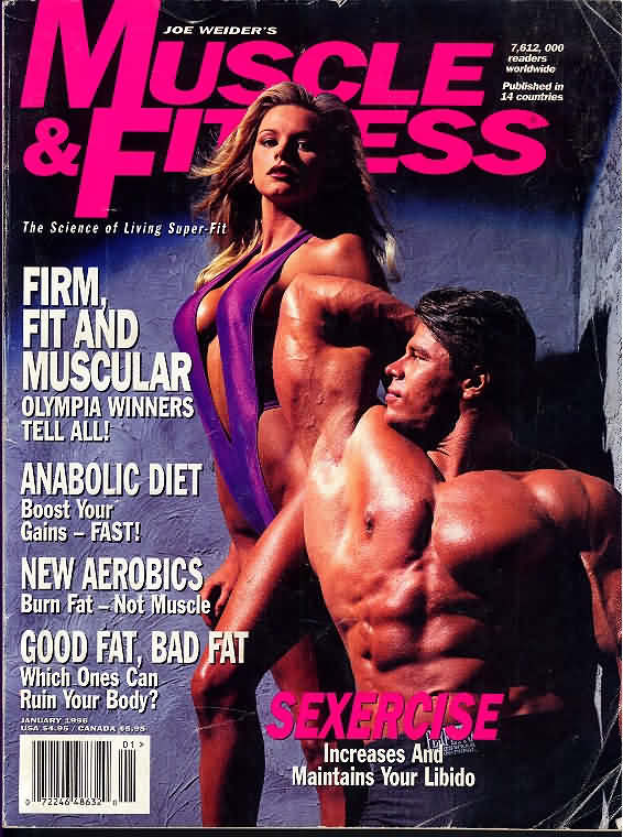 Muscle & Fitness January 1996 magazine back issue Muscle & Fitness magizine back copy Muscle & Fitness January 1996 bodybuilding magazine back issue founded by Canadian entrepreneur Joe Weider in 1935. Firm Fit And Muscular Olympia Winners Tell All!.