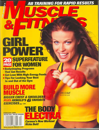 Muscle & Fitness February 1999 magazine back issue Muscle & Fitness magizine back copy Muscle & Fitness February 1999 bodybuilding magazine back issue founded by Canadian entrepreneur Joe Weider in 1935. AB Training For Rapid Results.