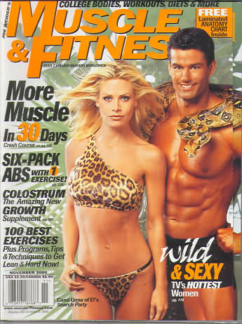 Muscle & Fitness November 2000 magazine back issue Muscle & Fitness magizine back copy Muscle & Fitness November 2000 bodybuilding magazine back issue founded by Canadian entrepreneur Joe Weider in 1935. More Muscle In 30 Days.