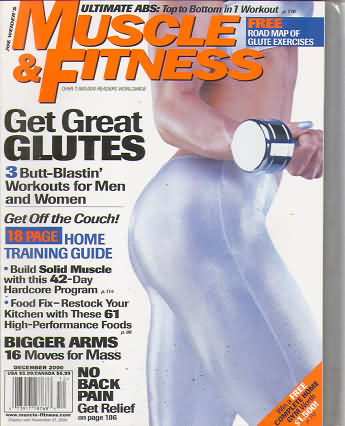 Muscle & Fitness December 2000 magazine back issue Muscle & Fitness magizine back copy Muscle & Fitness December 2000 bodybuilding magazine back issue founded by Canadian entrepreneur Joe Weider in 1935. Ultimate ABS: Top To Bottom In 1 Workout.