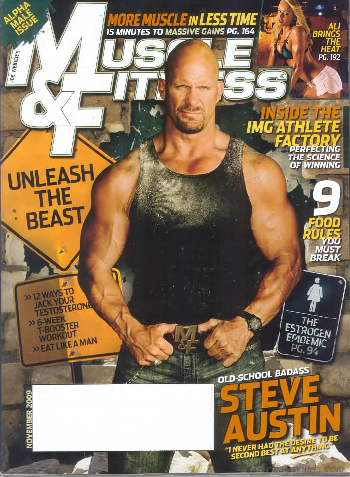 Muscle & Fitness November 2009 magazine back issue Muscle & Fitness magizine back copy Muscle & Fitness November 2009 bodybuilding magazine back issue founded by Canadian entrepreneur Joe Weider in 1935. More Muscle In Less Time.
