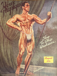 Muscle & Fitness August 1946, Your Physique Magazine Back Copies Magizines Mags
