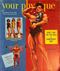 Steve Reeves magazine cover appearance Muscle & Fitness March 1952, Your Physique
