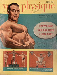 Muscle & Fitness June 1952, Your Physique magazine back issue cover image