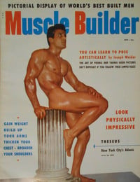 Muscle & Fitness November 1954, Muscle Builder magazine back issue cover image