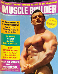 Muscle & Fitness October 1958, Muscle Builder magazine back issue cover image