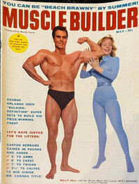 Muscle & Fitness May 1960, Muscle Builder Magazine Back Copies Magizines Mags