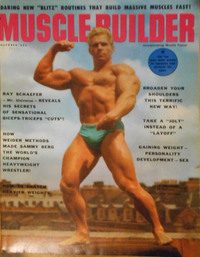 Muscle & Fitness October 1960, Muscle Builder magazine back issue cover image