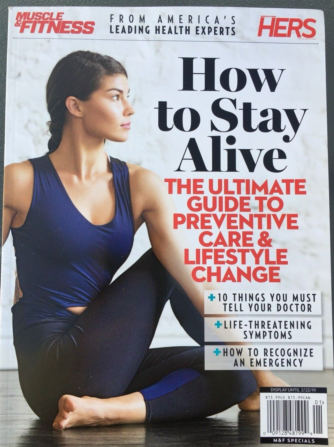 Muscle & Fitness Hers March 2018, , How To Stay Alive Magazine, F