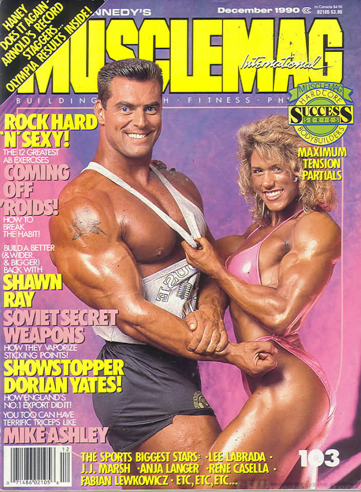 Muscle Mag December 1990 magazine back issue Muscle Mag magizine back copy Muscle Mag December 1990 Bodybuilding and Fitness Magazine Back Issue Published by Canadian Robert Kennedy and Founded in 1974. Rock Hard 'N' Sexy! The 12 Greatest AB Exercises.