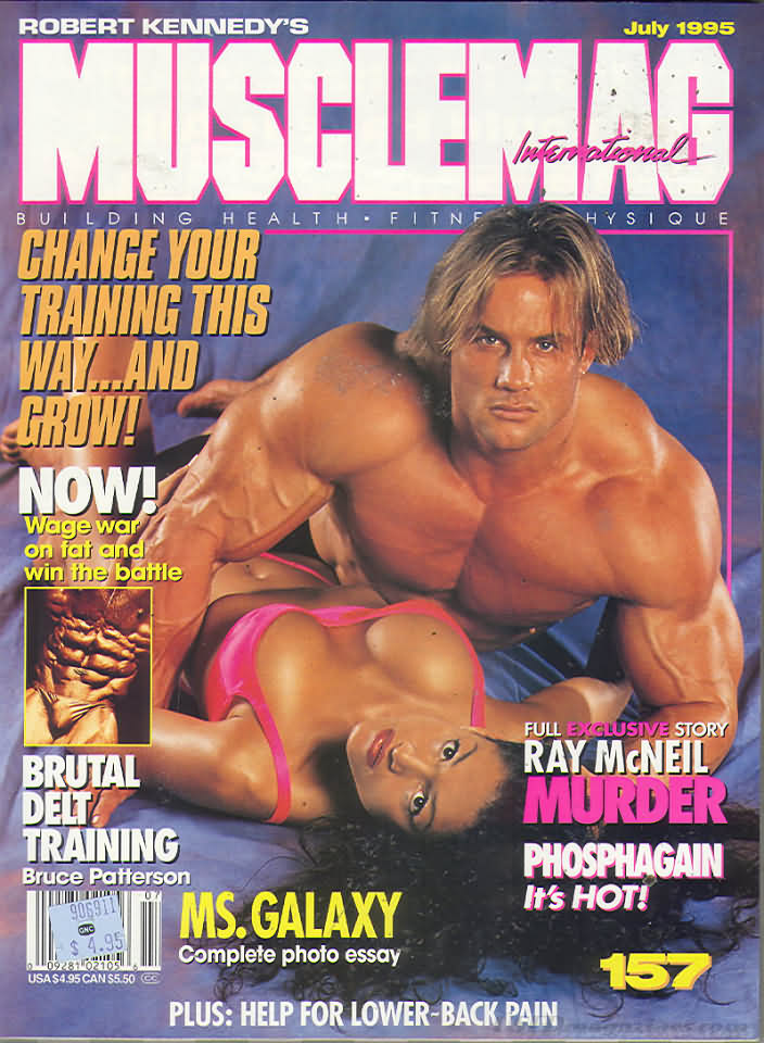Muscle Mag July 1995 magazine back issue Muscle Mag magizine back copy Muscle Mag July 1995 Bodybuilding and Fitness Magazine Back Issue Published by Canadian Robert Kennedy and Founded in 1974. Change Your Training This Way...And Grow!.