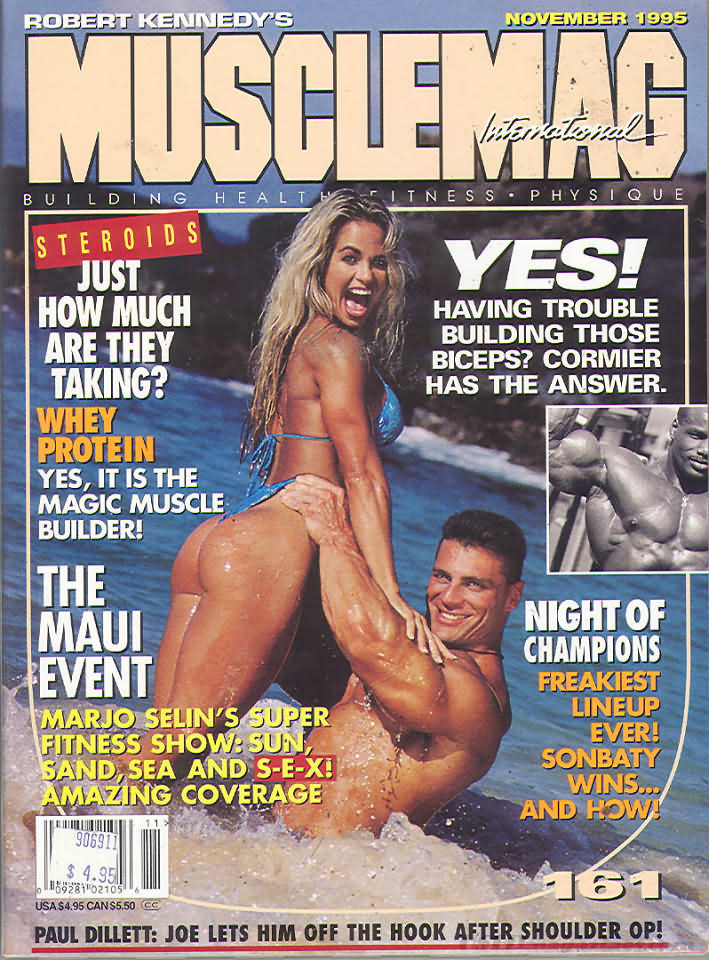 Muscle Mag November 1995 magazine back issue Muscle Mag magizine back copy Muscle Mag November 1995 Bodybuilding and Fitness Magazine Back Issue Published by Canadian Robert Kennedy and Founded in 1974. Steroids Just How Much Are They Taking?.