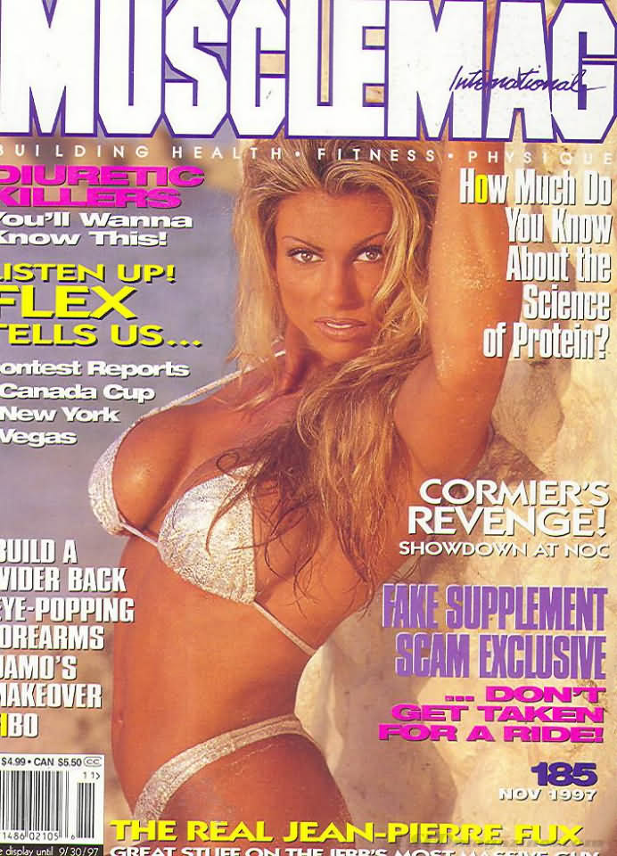 Muscle Mag November 1997 magazine back issue Muscle Mag magizine back copy Muscle Mag November 1997 Bodybuilding and Fitness Magazine Back Issue Published by Canadian Robert Kennedy and Founded in 1974. Diuretic Killers You'll Wanna Know This!.