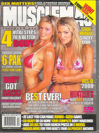 Muscle Mag April 2001 magazine back issue Muscle Mag magizine back copy Muscle Mag April 2001 Bodybuilding and Fitness Magazine Back Issue Published by Canadian Robert Kennedy and Founded in 1974. 4 Vital Steps To A Better Body.