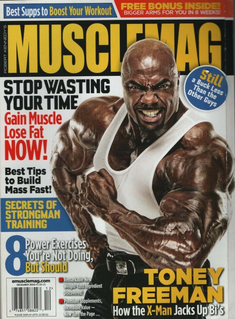 Muscle Mag December 2010 magazine back issue Muscle Mag magizine back copy Muscle Mag December 2010 Bodybuilding and Fitness Magazine Back Issue Published by Canadian Robert Kennedy and Founded in 1974. Best Supps To Boost Your Workout.