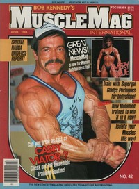 Muscle Mag April 1984 magazine back issue cover image