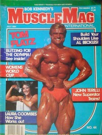 Muscle Mag July 1984 magazine back issue cover image
