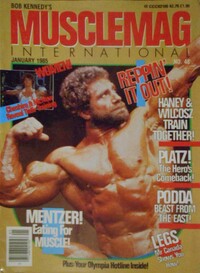 Muscle Mag January 1985 magazine back issue cover image