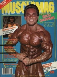 Muscle Mag August 1986 magazine back issue cover image