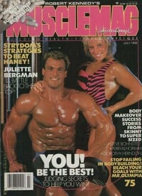 Muscle Mag July 1988 magazine back issue cover image